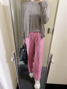 「vis-`a-vis（ビサビ）のアイテム（パンツ）」を使った、yuukiさん（レディース・170cm）の秋コーディネート