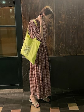 「Simplicite（サンプリシテ）のアイテム（アクセサリー）」を使った、ジュリさん（レディース・163cm）の秋コーディネート