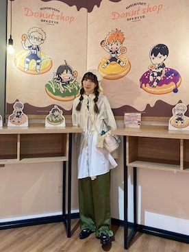 「haikyuu」｜Shih シイ🐰さん（レディース・164cm）の秋コーディネート