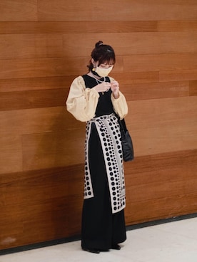 「yellow」｜Shih シイ🐰さん（レディース・164cm）の夏コーディネート