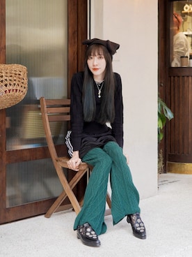 「moussyコーデ」｜Shih シイ🐰さん（レディース・164cm）の秋コーディネート