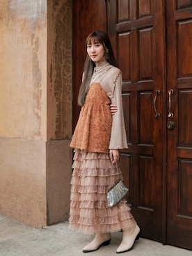 「TAIPEI」｜Shih シイ🐰さん（レディース・164cm）の冬コーディネート