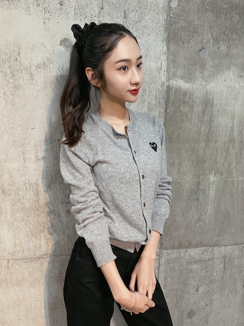 【新品】コムデギャルソン シャツ ジャガードカーディガン COMMEdesGARCONS SHIRT パッチワークカーディガン 美品】 COMME des