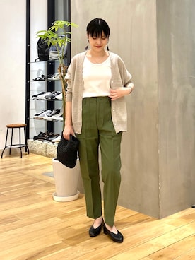 秋山 里織さん(レディース・158cm)の春コーディネート