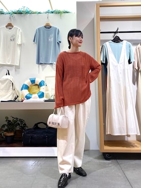 秋山 里織さん（レディース・158cm）の秋コーディネート