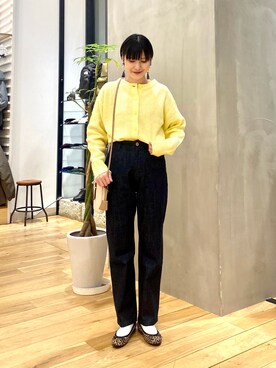 「マイベストコーデ2022」｜「アイテム（バレエシューズ）」を使った、saoriさん（レディース・158cm）の冬コーディネート