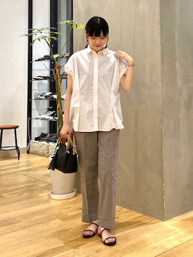 秋山 里織さん(レディース・158cm)の夏コーディネート