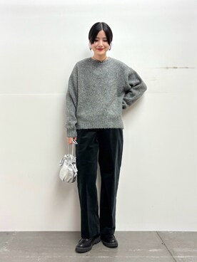 秋山 里織さん(レディース・158cm)の冬コーディネート