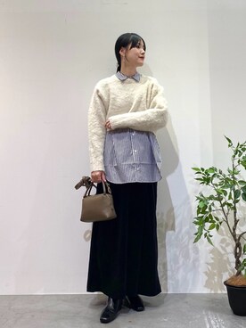 秋山 里織さん(レディース・158cm)の秋コーディネート