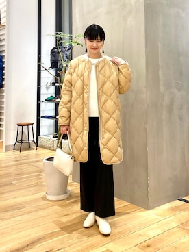 秋山 里織さん(レディース・158cm)の冬コーディネート