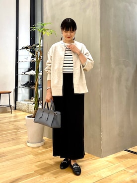 秋山 里織さん(レディース・158cm)の秋コーディネート