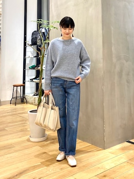 秋山 里織さん（レディース・158cm）の冬コーディネート