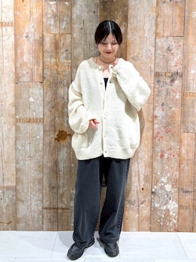 「季節の変わり目羽織コーデ」｜秋山 里織さん（レディース・158cm）の秋コーディネート