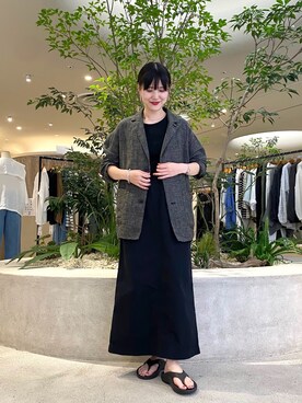 「かぐれ」｜秋山 里織さん（レディース・158cm）の夏コーディネート