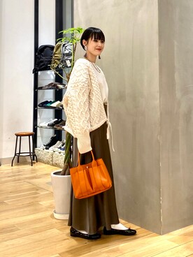 秋山 里織さん（レディース・158cm）の秋コーディネート