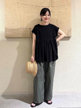 「newarrival」｜秋山 里織さん（レディース・158cm）の春コーディネート