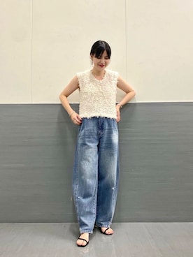 秋山 里織さん(レディース・158cm)の夏コーディネート