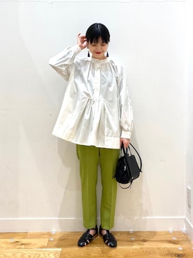 秋山 里織さん（レディース・158cm）の春コーディネート