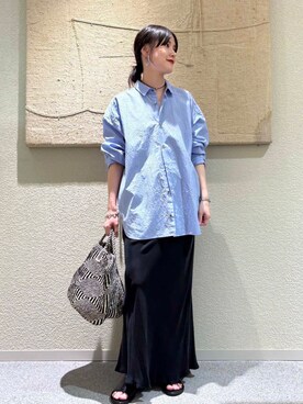 秋山 里織さん（レディース・158cm）の春コーディネート