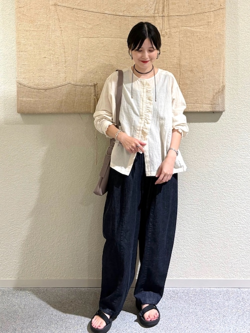デニムボリュームパンツ（デニムパンツ）｜かぐれ（カグレ）の