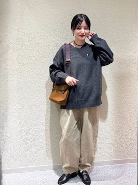 秋山 里織さん（レディース・158cm）の秋コーディネート