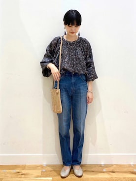 秋山 里織さん（レディース・158cm）の秋コーディネート