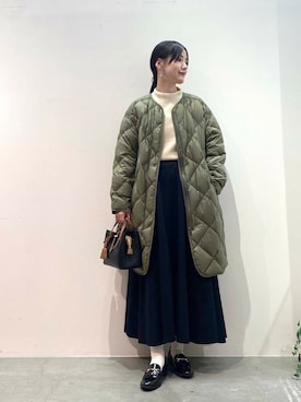 秋山 里織さん（レディース・158cm）の秋コーディネート