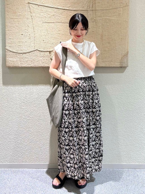 リネンフレンチクルーネック