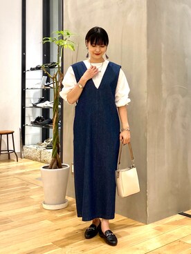 秋山 里織さん(レディース・158cm)の秋コーディネート