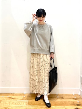秋山 里織さん(レディース・158cm)の春コーディネート
