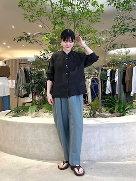 秋山 里織さん(レディース・158cm)の夏コーディネート