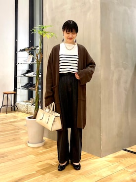 秋山 里織さん（レディース・158cm）の秋コーディネート