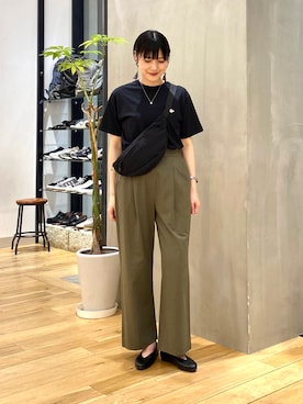 秋山 里織さん（レディース・158cm）の春コーディネート