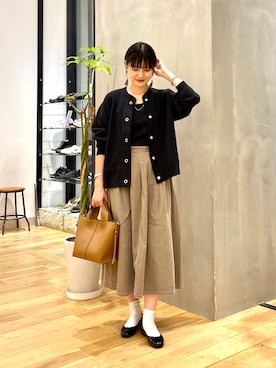 秋山 里織さん(レディース・158cm)の秋コーディネート