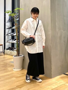 秋山 里織さん（レディース・158cm）の春コーディネート