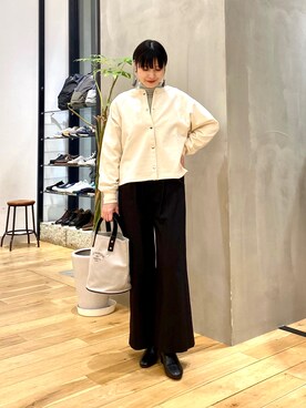 秋山 里織さん(レディース・158cm)の冬コーディネート