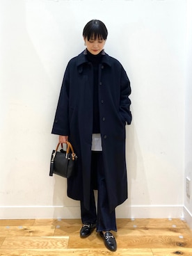 秋山 里織さん(レディース・158cm)の冬コーディネート