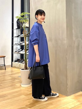 秋山 里織さん（レディース・158cm）の春コーディネート