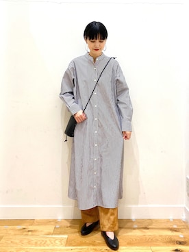 秋山 里織さん（レディース・158cm）の冬コーディネート