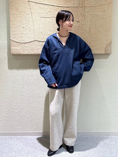 デニムセーラープルオーバー（シャツ/ブラウス）｜かぐれ（カグレ）の