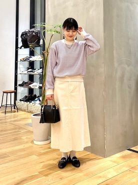 秋山 里織さん(レディース・158cm)の冬コーディネート