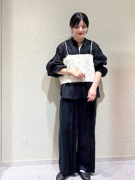 秋山 里織さん（レディース・158cm）の秋コーディネート