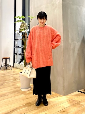 秋山 里織さん(レディース・158cm)の冬コーディネート