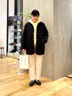 秋山 里織さん(レディース・158cm)の冬コーディネート