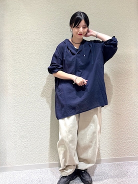 秋山 里織さん（レディース・158cm）の秋コーディネート