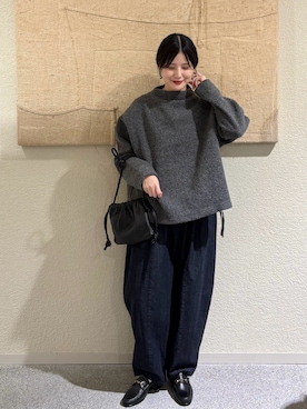 秋山 里織さん（レディース・158cm）の秋コーディネート