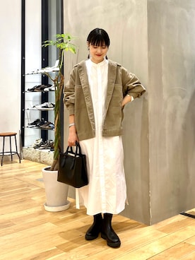 秋山 里織さん(レディース・158cm)の秋コーディネート