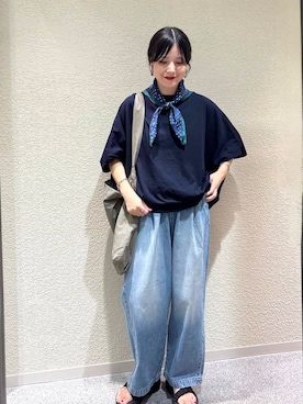 「帰省コーデ」｜saoriさん（レディース・158cm）の夏コーディネート
