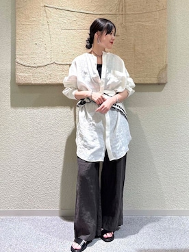 秋山 里織さん（レディース・158cm）の春コーディネート