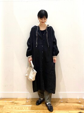 秋山 里織さん（レディース・158cm）の春コーディネート